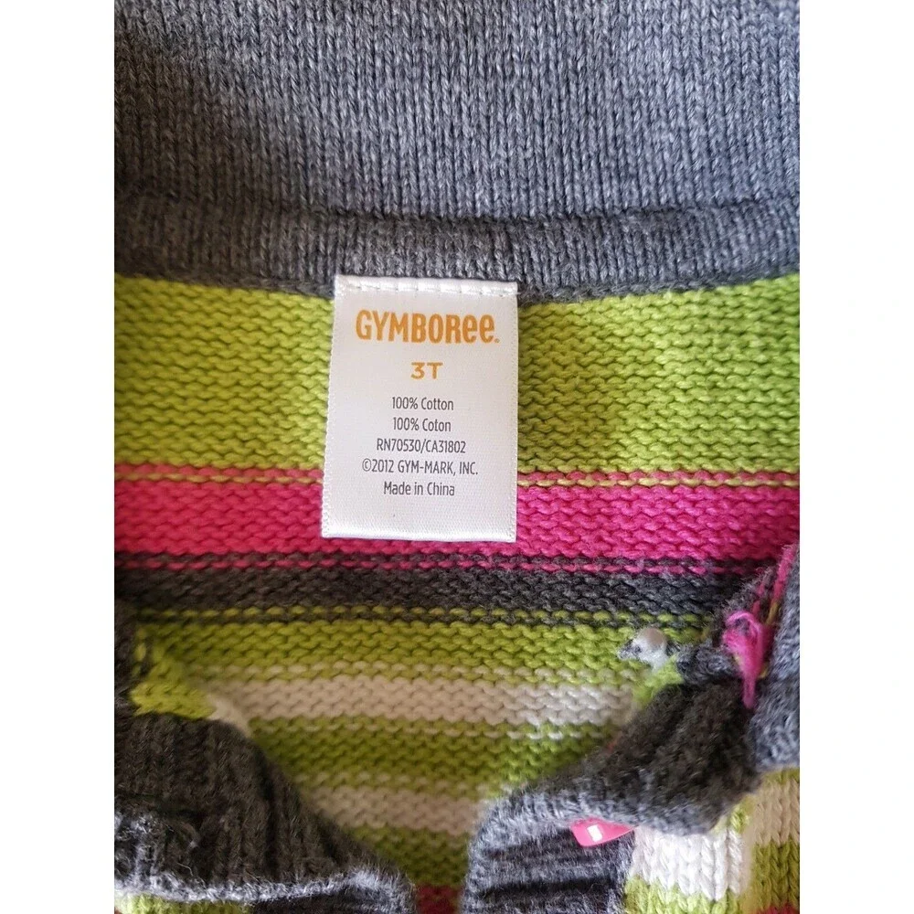 Gymboree Girls Sweater Size 3T Toddler Hearts Winter Christmas Cozy Comfy Baby